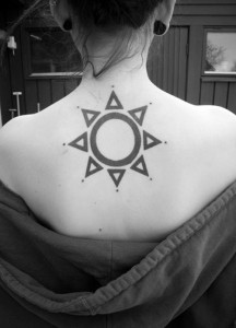 Upper Back Tattoos for Girls