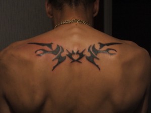 Upper Back Tattoos for Guys