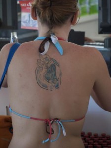 Upper Back Tattoos for Ladies