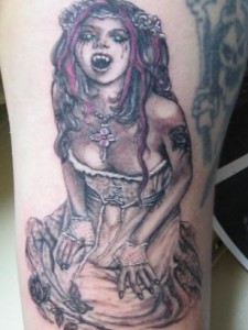 Vampire Girl Tattoos