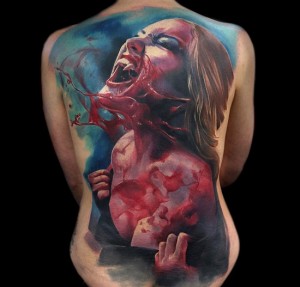 Vampire Woman Tattoo
