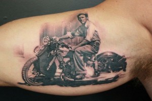 Vintage Motorcycle Tattoos