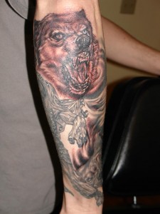 Werewolf Tattoo Sleeve