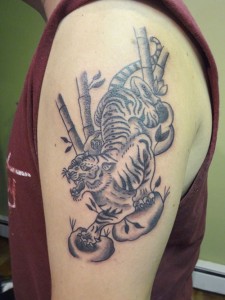 White Tiger Tattoo Arm