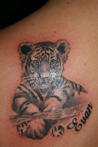White Tiger Tattoos for Girls