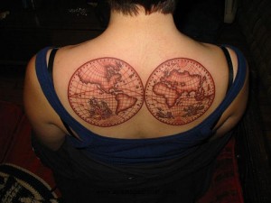 World Map Tattoos