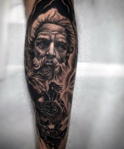 Zeus Tattoo Sleeve