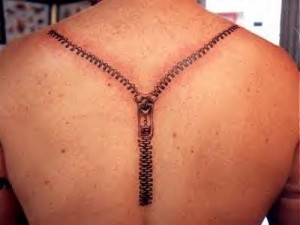 Zipper Tattoo Images