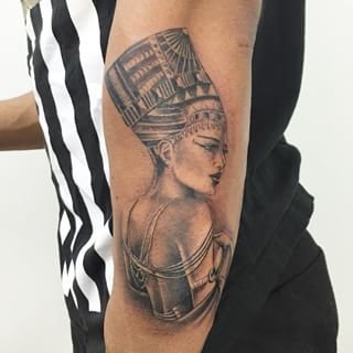 Nefertiti Tattoos Designs, Ideas and Meaning | Tattoos For You
