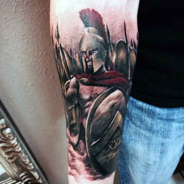 64 Spartan Tattoo Ideas To Embrace Your Inner Warrior, this is sparta tattoo