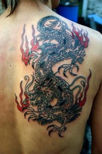 Abstract Dragon Tattoo