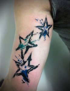 Abstract Star Tattoos