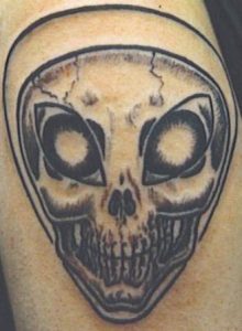 Alien Skull Tattoo