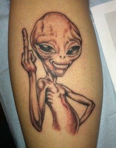 Alien Tattoo