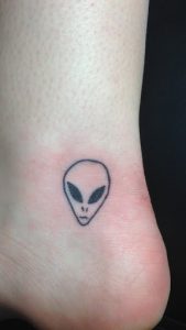 Alien Tattoo Simple