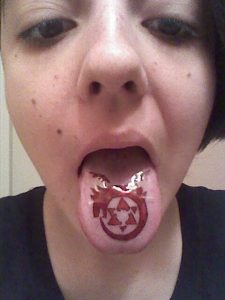 Alois Tongue Tattoo