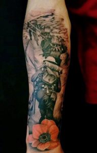 Army Tattoos Forearm