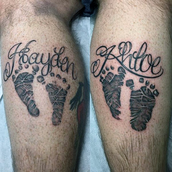 Baby Footprint Tattoos Designs, Ideas and Meaning - Tattoos For You