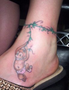 Baby Monkey Tattoo