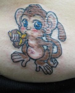 Baby Monkey Tattoos