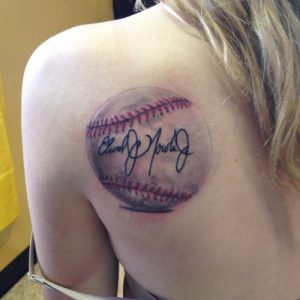 Baseball Tattoos Images
