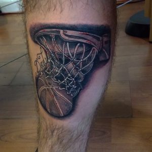 Basketball Tattoo Designs