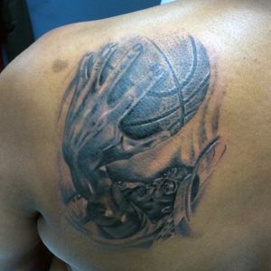 Basketball Tattoos Designs