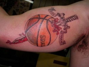 Basketball Tattoos for Guys