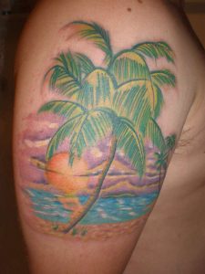 Beach Tattoo Designs