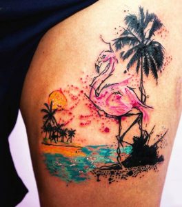 Beach Tattoos for Guys