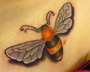 Bee Tattoo Design