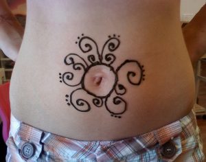 Belly Ring Tattoos