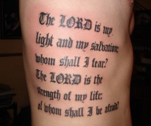 Biblical Tattoo