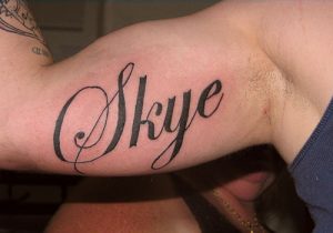 Bicep Name Tattoos