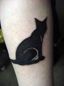 Black Cat Tattoo Images