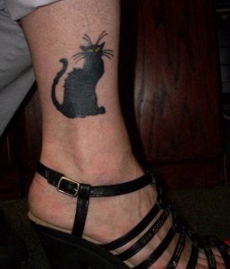 Black Cat Tattoos Pictures