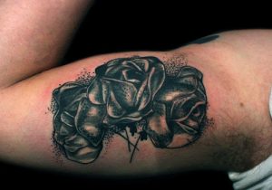 Black Rose Tattoo Men