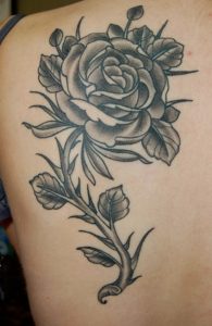 Black Rose Tattoos Designs