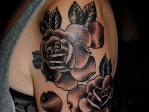 Black Rose Tattoos for Men