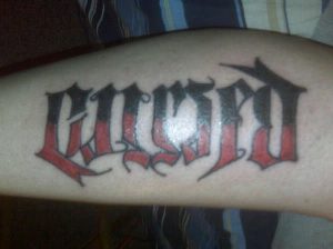 Blessed Cursed Tattoo