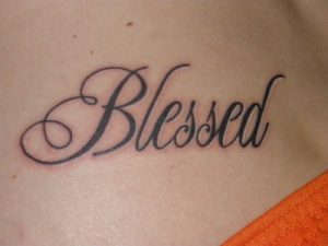 Blessed Tattoo Fonts