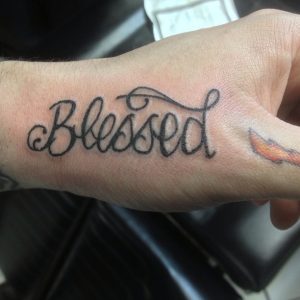 Blessed Tattoos on Hand