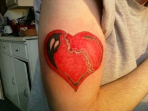 Broken Heart Tattoo