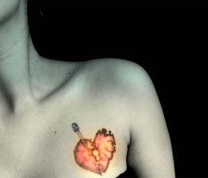 Broken Heart Tattoo Small