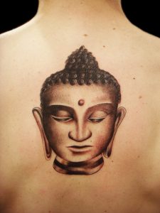 Buddha Face Tattoo