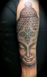 Buddha Forearm Tattoo