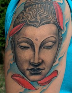 Buddha Head Tattoo