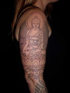 Buddha Sleeve Tattoo