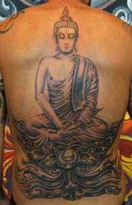 Buddha Tattoo on Back