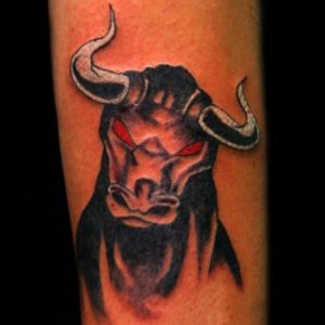 Bull Head Tattoo